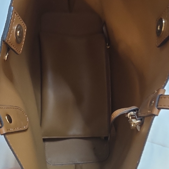 Michael Kors Tan and Brown Signature Tote - Picture 4 of 7